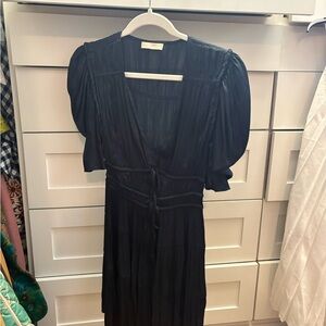 Navy ULLA JOHNSON mini dress